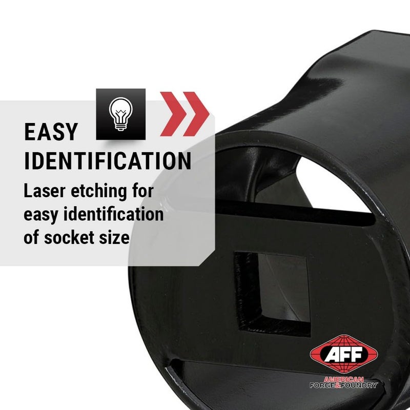 AFF 3/4" Drive Wheel Bearing Locknut Socket (Available in 6 or 8 Points & Multiple Sizes) - Image 5